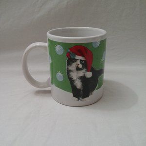 Christmas Cat Coffee Mug Flomo